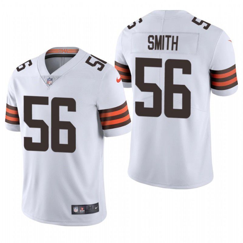 Men Cleveland Browns #56 Malcolm Smith Nike White Game NFL Jersey->cleveland browns->NFL Jersey